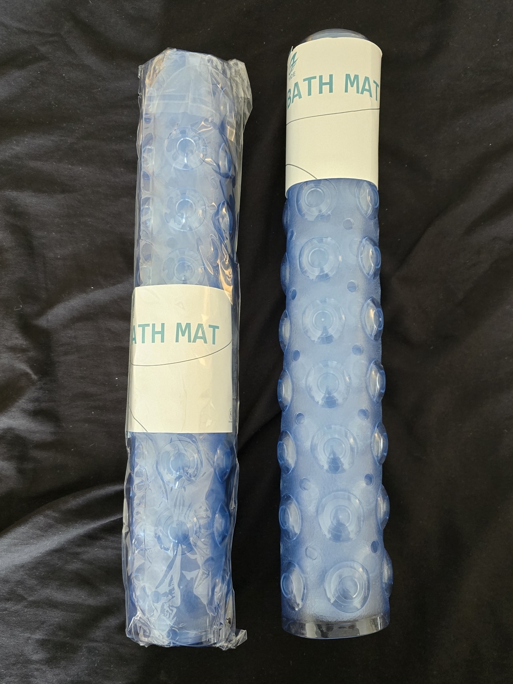 Bath Mat - Set of 2 And Free 2 Small Mats Color Clear